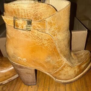 BEDSTU Cobbler SerIes ISLA Women’s Tan Rustic White BFS in original box! Size 9